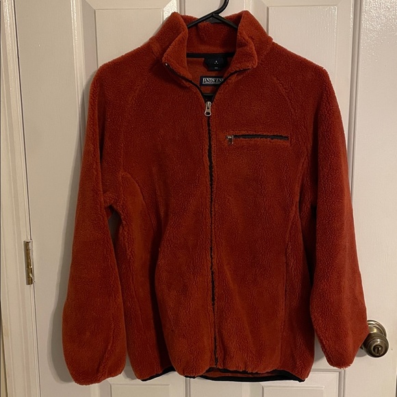 Lands' End Burnt Orange Zip Up - Picture 1 of 5